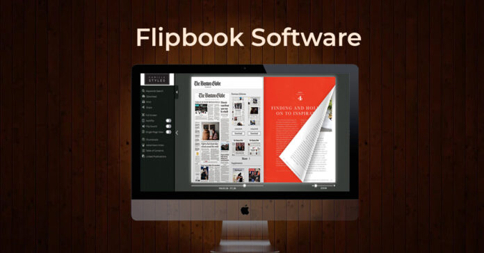 Flip page software